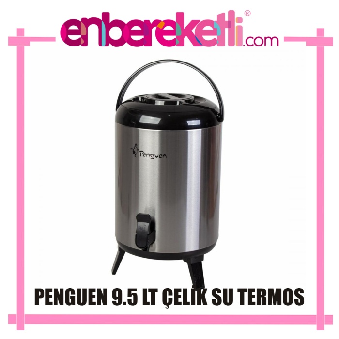 Penguen 1295c Su Çay Termosu 9.5lt İçi Dışı Çelik Termos