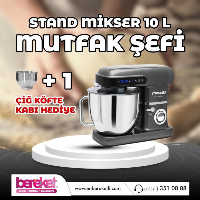 Musullu Prochef max 10 Litre 2200 Watt Mutfak Şefi/ Stand Mikser