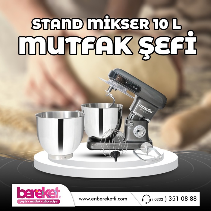Musullu Prochef max 10 Litre 2200 Watt Mutfak Şefi/ Stand Mikser