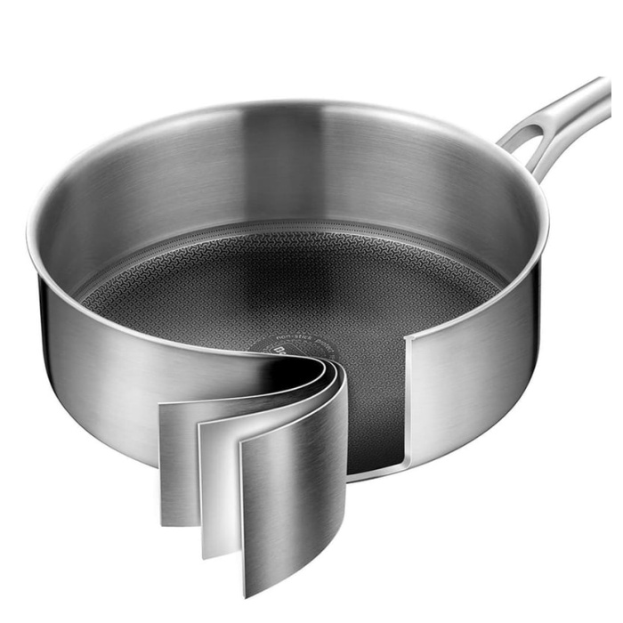 099210 Tricion Pro Paslanmaz Çelik Tava 32cm