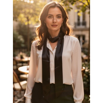 Kadın Düz Skinny Fular Boyun Bağı – Minimal Şık Stil | Hediye Olarak Uygun