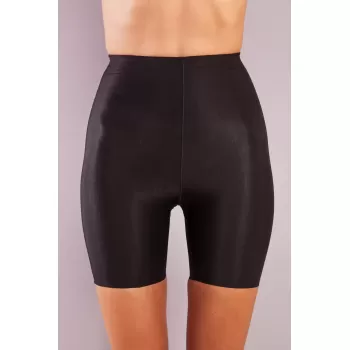 Golshan Girdle Hight Waist Micro Short Corset, İz Yapmayan Görünmez Yüksek Bel Paçalı Siyah Korse