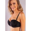 Golshan Gabrıella Balconette Foam Cup Bra, SİYAH Konforlu ve Şık Sütyen, Strapless