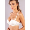 Golshan Gabrıella Balconette Foam Cup Bra, Ekru Konforlu ve Şık Sütyen, Strapless