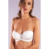 Golshan Gala Balconette Foam Cup Bra, Ekru Konforlu ve Şık Sütyen, Strapless