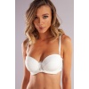 Golshan Gala Balconette Foam Cup Bra, Ekru Konforlu ve Şık Sütyen, Strapless