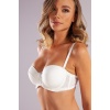 Golshan Gala Balconette Foam Cup Bra, Ekru Konforlu ve Şık Sütyen, Strapless