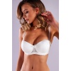 Golshan Gala Push-Up Strapless Bra, Ekru Konforlu ve Şık Sütyen, Strapless