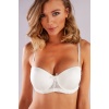 Golshan Gala Push-Up Strapless Bra, Ekru Konforlu ve Şık Sütyen, Strapless