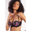 Golshan Gardenia Balconette Heavy Push Up Bra, Siyah Konforlu ve Şık Sütyen
