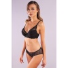 Golshan Gapara Big size Plunge Bra, Siyah Konforlu ve Şık Sütyen