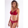 Golshan Gapara Big size Plunge Bra, Şarap Rengi Konforlu ve Şık Sütyen