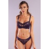 Golshan Giselle Half Padded Bra, Mor Renk Toparlayıcı  Konforlu ve Şık Sütyen