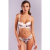 Golshan Gitana  Half Push Up Bra,Çiçekli Ekru Straplez Konforlu ve Şık Sütyen
