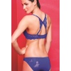 Golshan Githa Foam Cup Push Up Bra,Saks Mavi Straplez Konforlu ve Şık Sütyen