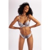 Golshan Goldy Heavy Push up Bra, Gri Leopar Konforlu ve Şık Sütyen