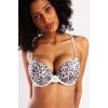 Golshan Goldy Heavy Push up Bra, Gri Leopar Konforlu ve Şık Sütyen