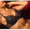 Golshan Grace Big Size Plunge Bra, Siyah Dantelli Konforlu ve Şık Sütyen
