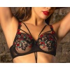 Golshan Grace Wıre Lace Bra, Siyah Dantelli Konforlu ve Şık Sütyen