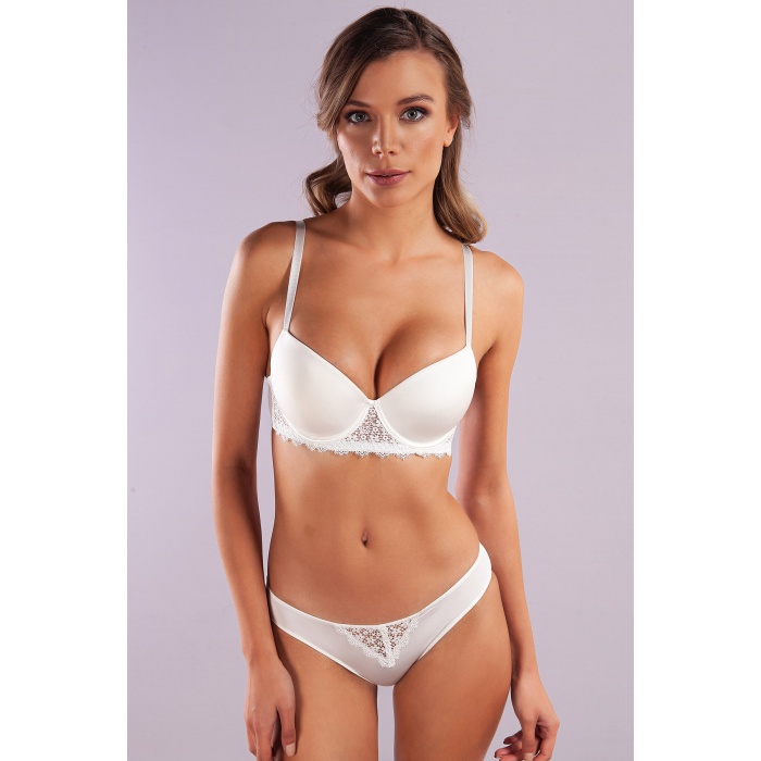 Golshan Garland Big size Plunge Bra, Ekrı Konforlu ve Şık Sütyen