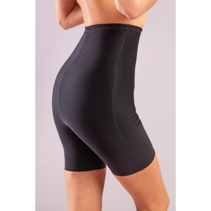 Golshan Girdle  Hight Waist Coton Short Corset,Siyah Toparlayıcı Yüksek Bel Uzun Paça Korse