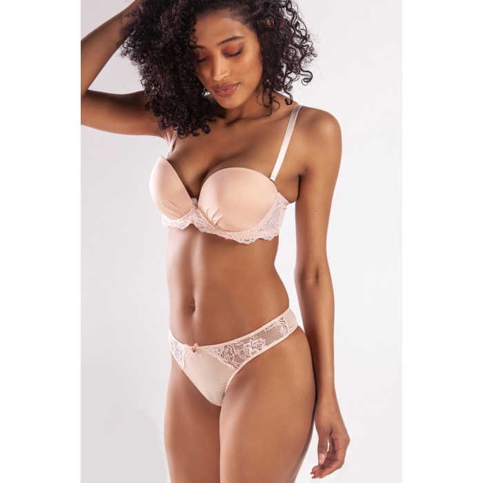 Golshan Gracia Foam Cup Push Up Bra,Pudra Renk Konforlu ve Şık Sütyen