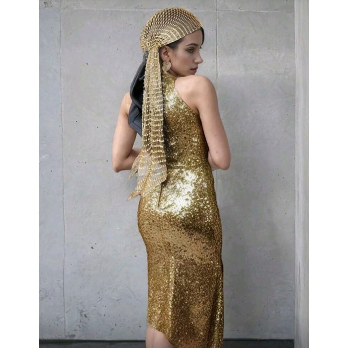 Taşlı Kafa Aksesuarı Kristal Bandana