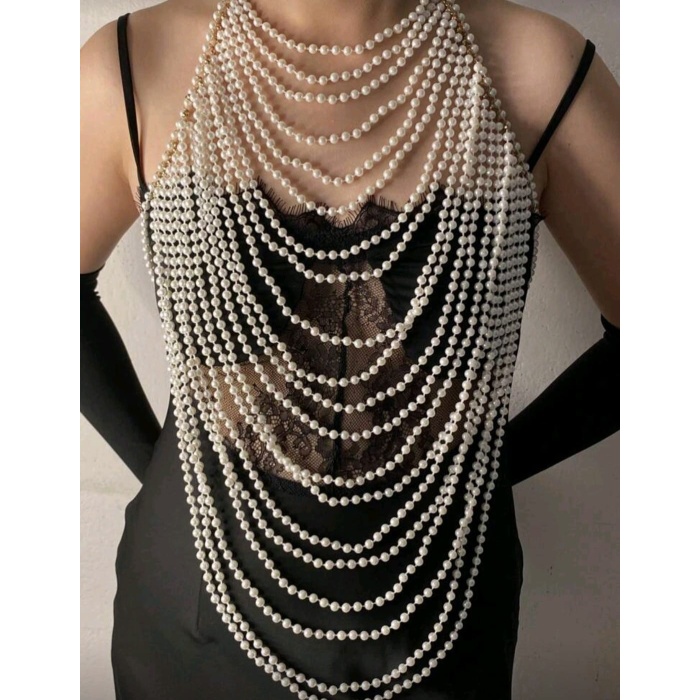 İncili Seksi Vücut Aksesuarı , Şık Bustiyer