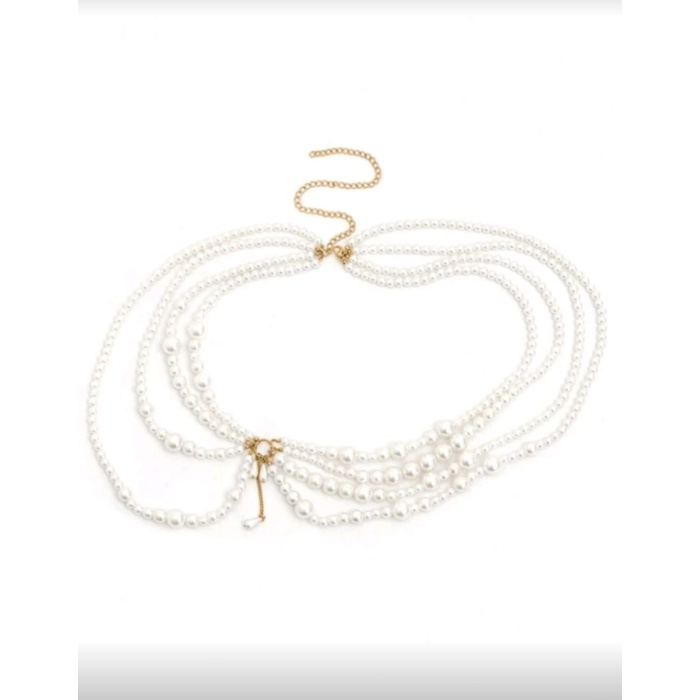 Bel Aksesuarı, Zarif , Şık , İncili Kostüm