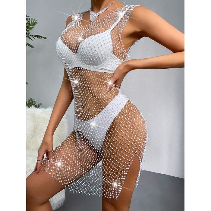 MİDİ ELBİSE KOLSUZ