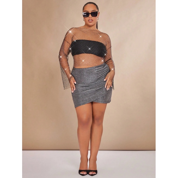 BÜYÜK BEDEN KOLLU BLUZ