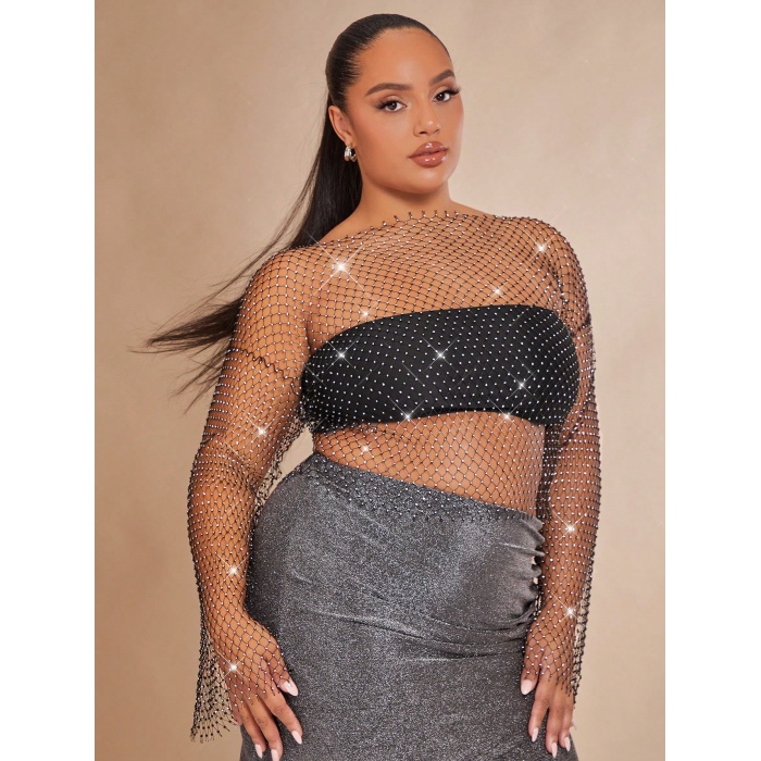 BÜYÜK BEDEN KOLLU BLUZ