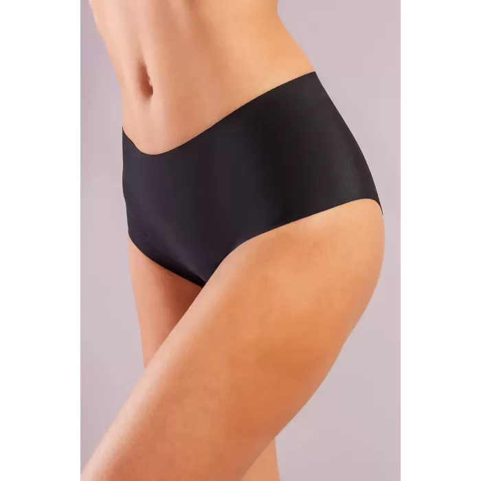 Golshan Girdle İnvisible Slip, İz Yapmayan Görünmez Lazer Kesim Siyah Külot