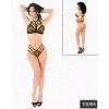 Arias Closet Seksi Sarı Lamine Jartiyer Takım