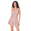 Arias Closet Pembe Kısa Tül Gecelik