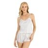 Arias Closet Ekru Saten Şort Takımı 9210