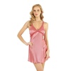 Arias Closet Mercan Kısa Saten Gecelik 8226