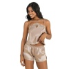 Arias Closet Taş Saten Şort Takımı