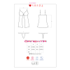 Arias Closet Beyaz Kenarları Dantel İşlemeli Hemşire Kostümü