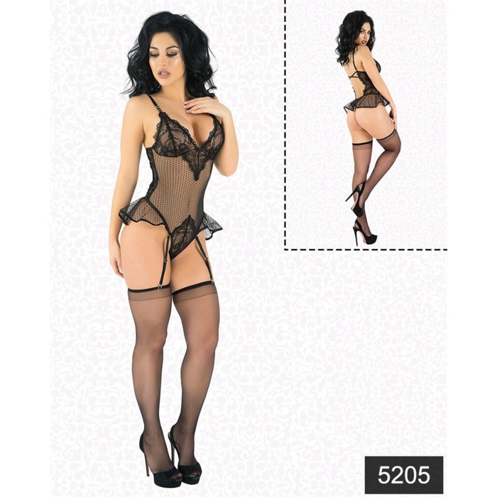 Arias Closet Desenli Tül Babydoll