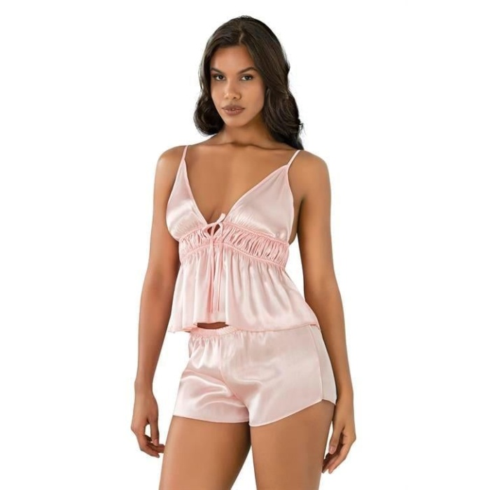 Arias Closet Somon Saten Şort Takımı 9208