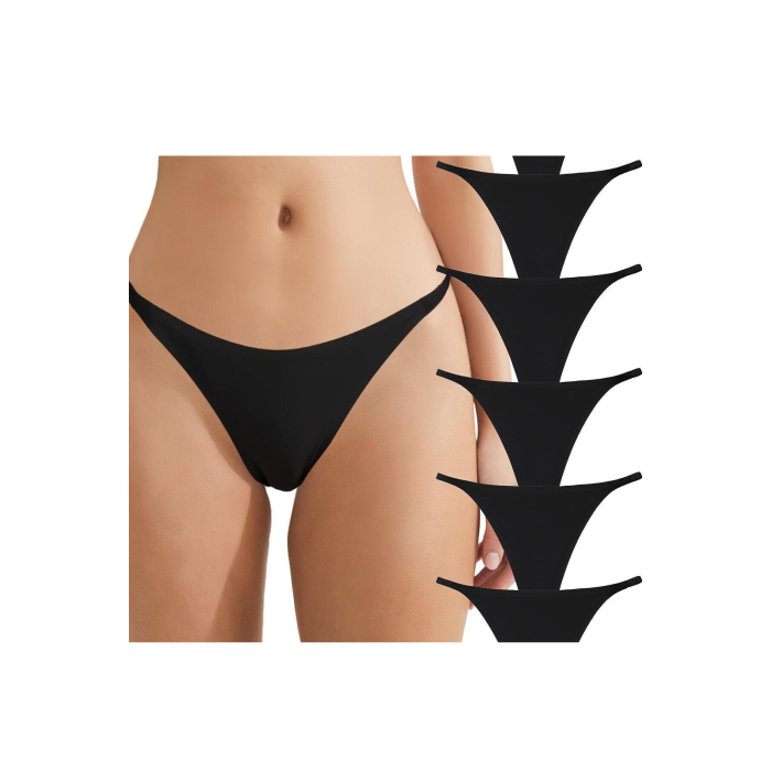 Arias Closet Süprem Penye Tanga String Siyah