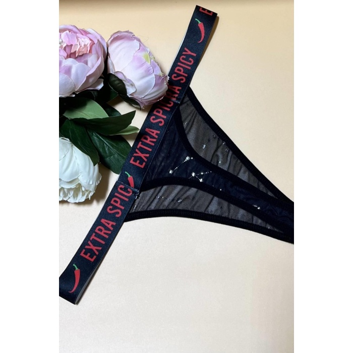 Arias Closet Yazılı String Tanga