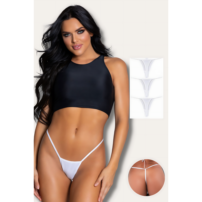 Arias Closet Süprem Penye Tanga String Külot 3lü