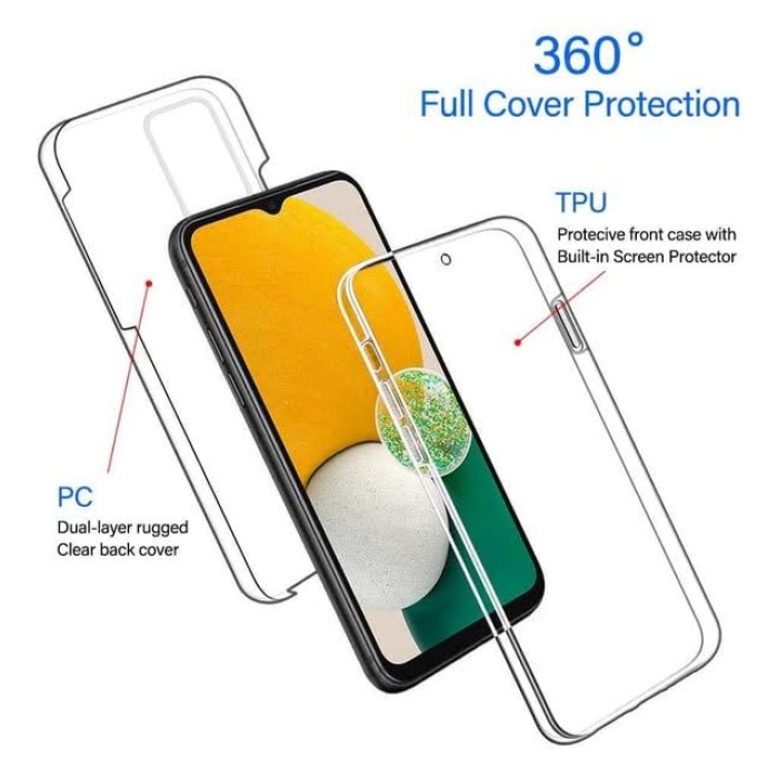Samsung Galaxy S23 Çift Taraflı Silikon Kılıf