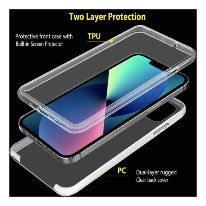 Samsung Galaxy S23 Çift Taraflı Silikon Kılıf