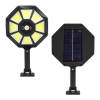 Zb-168b Kumandalı 3 Kademeli 168 Cob Ledli Sensörlü Beyaz Solar Aydınlatma