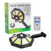 Zb-168b Kumandalı 3 Kademeli 168 Cob Ledli Sensörlü Beyaz Solar Aydınlatma