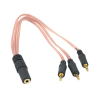 3.5 Mm Stereo Dişi / 3 X 3.5 Stereo Erkek 5+1 Kablo