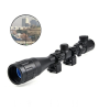 4-12x40 Aoeg Ateşli Aletler Dürbünü Mil Dot Kırmızı - Yeşil Lens Koruyucu